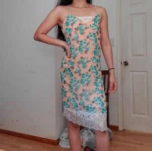Floral knee length dress